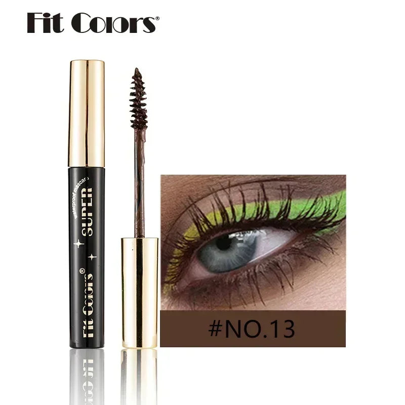 5D Silk Fiber Waterproof Mascara - 14 Colors Thick Lengthening
