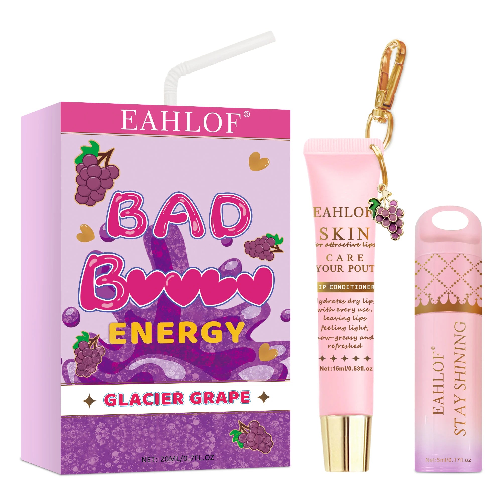 2pcs, bad b--tch lip balm repairs dry lips, all-natural lip mask, long-lasting moisture, moisturizing and intensive lip care