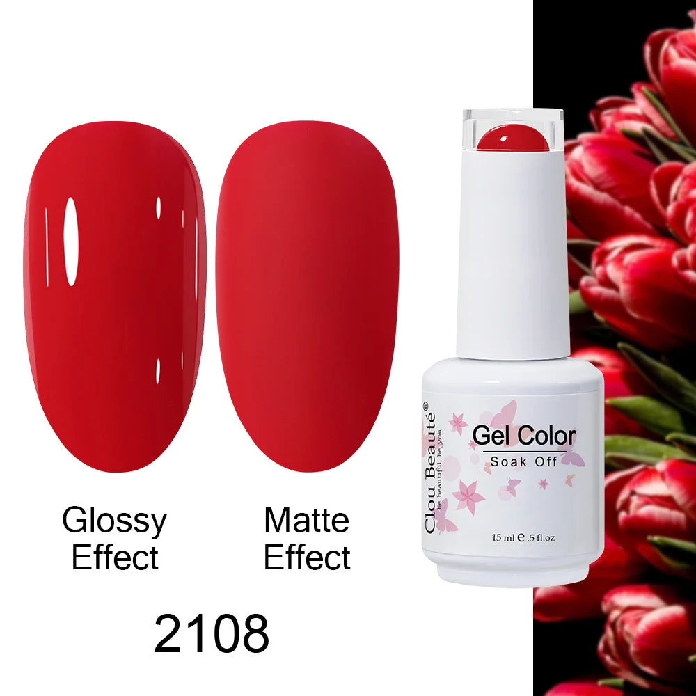 Clou Beaute Royal Blue Color Winter Trendy Semi Permanent Nail Art Manicure Varnishes Gel Nail Polish Hybrid Base Gel Top Coat