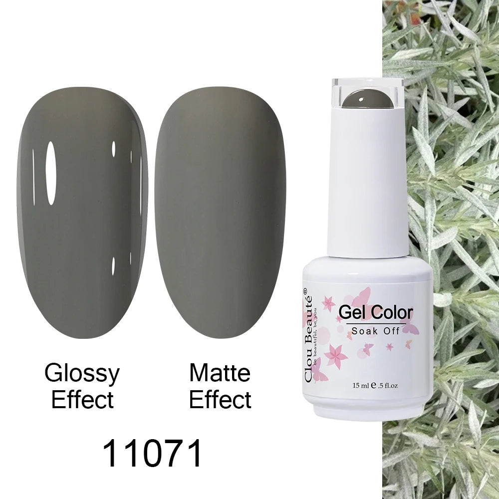 Clou Beaute Royal Blue Color Winter Trendy Semi Permanent Nail Art Manicure Varnishes Gel Nail Polish Hybrid Base Gel Top Coat