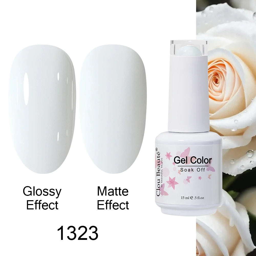 Clou Beaute Royal Blue Color Winter Trendy Semi Permanent Nail Art Manicure Varnishes Gel Nail Polish Hybrid Base Gel Top Coat