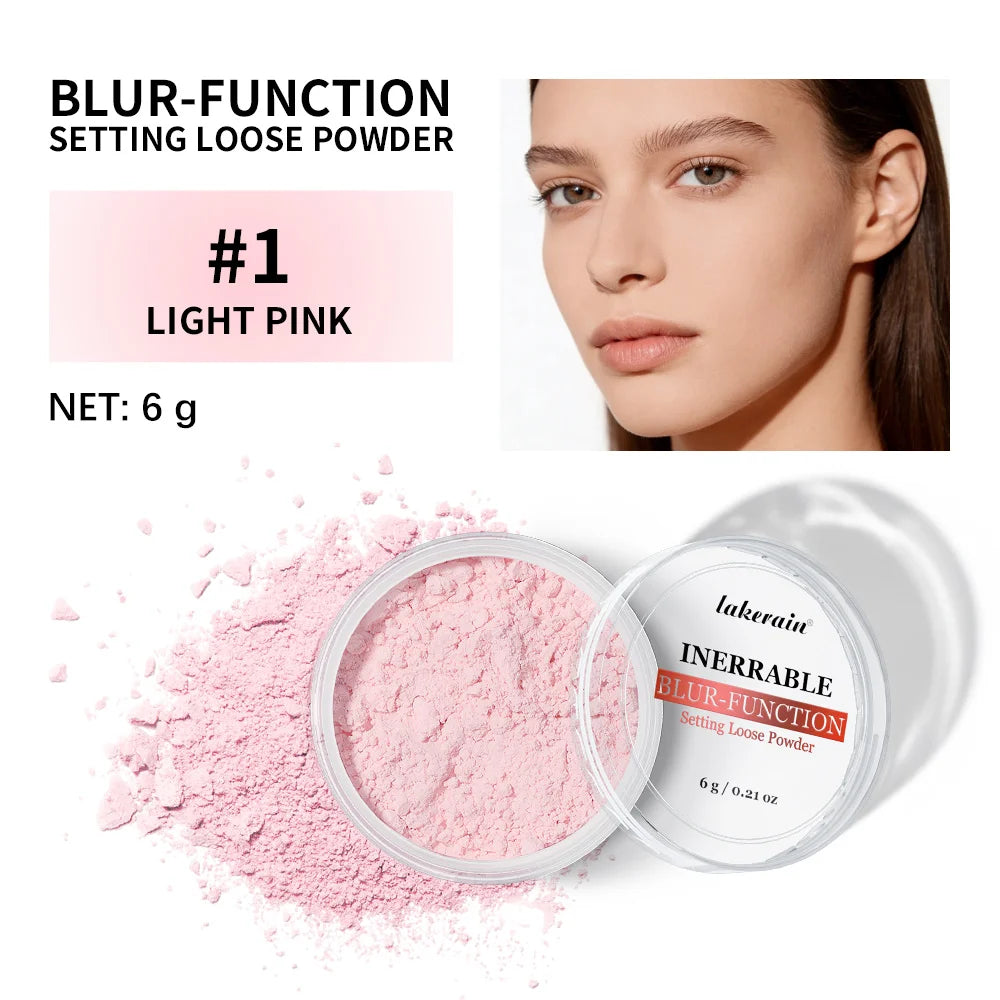 Professional Loose Powder Oil Control Anti-Sweat Waterproof Matte Base Makeup Long-lasting Face Setting Powder Beauty Makeup