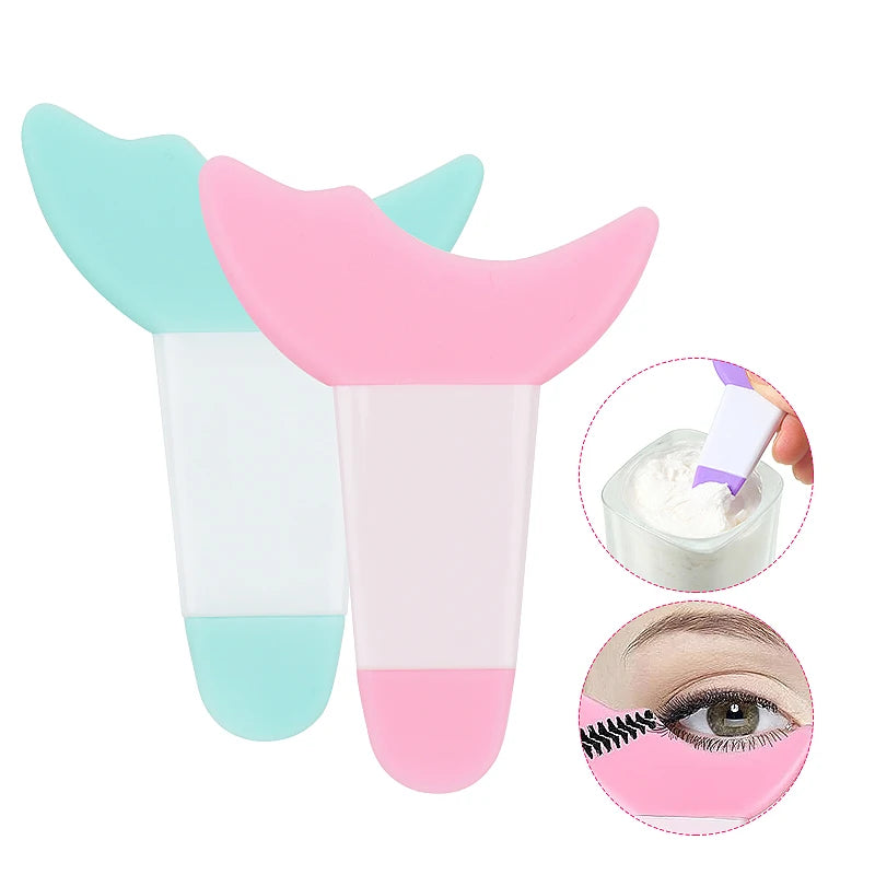 Silicone Eyeliner Stencil Wing Tips Marscara Drawing Lipstick Wearing Aid Face Cream Mask Applicator Mould Makeup Tool Resusable