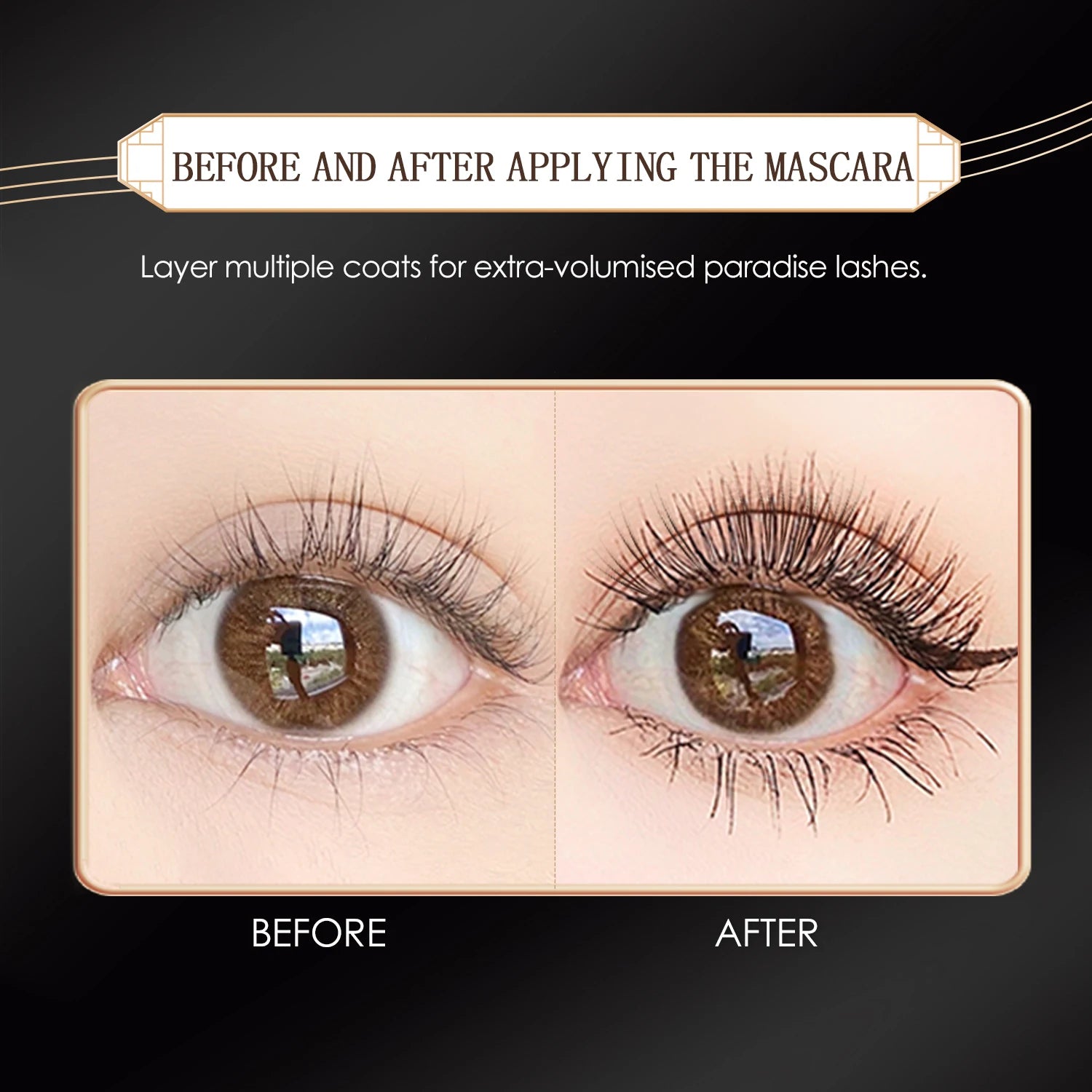 Catkin Mascara - Black Waterproof Volumizing & Lengthening 7.5g