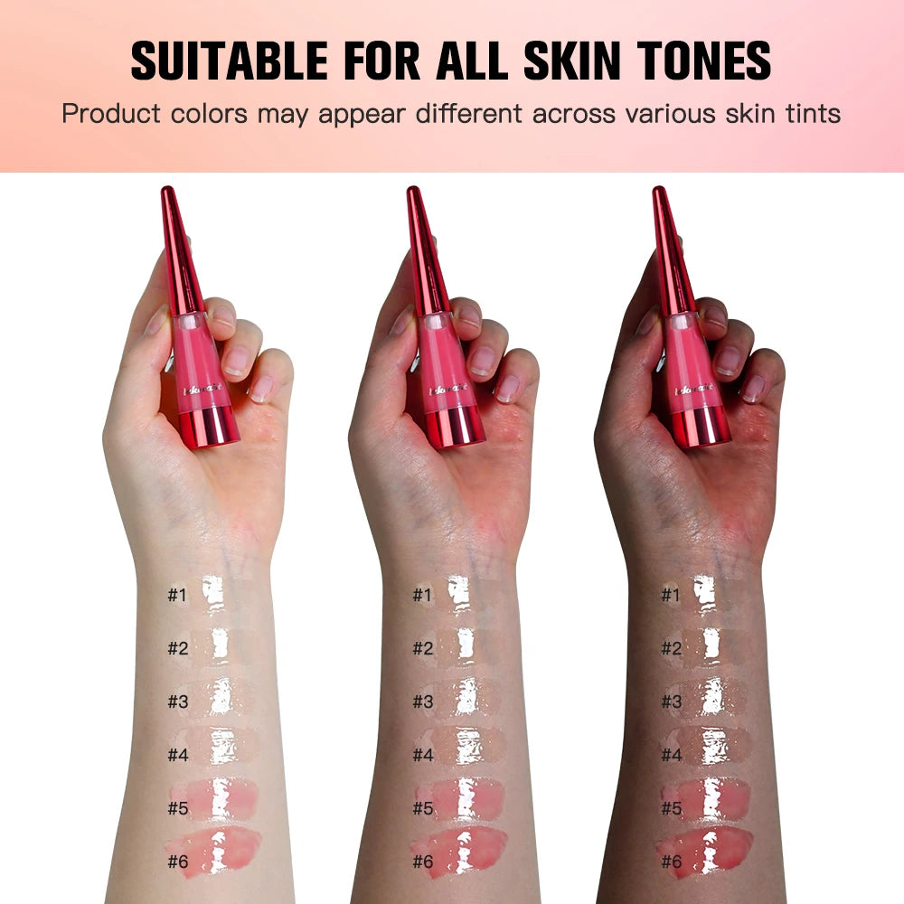 Instant Plumping Lip Oil Plump Lip Oil Hydrating Glossy Non-Drying And Non-Sticky Long-Lasting Moisture Moisturizing Lip Gloss