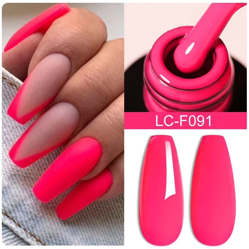 LILYCUTE 15ML Quick Extension Gel Nail Polish Milky White Clear Pink Color French Manicure Finger Prolong Nail Hard Gel Varnish