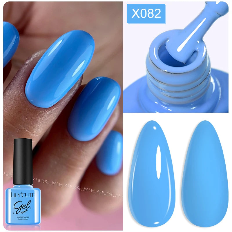 LILYCUTE 5ml Super Bright Metallic Painting Liner Gel Nail Polish UV LED Painting Gel Nail Art Drawing Stripe Pull Line UV Gel