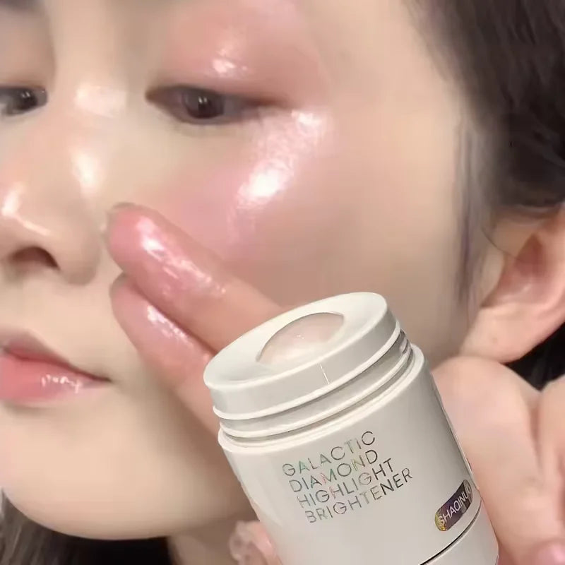 Pearlescent Diamond Liquid Highlighter Contour High Gloss Finish Luminizer Makeup Gel Face Body Brighten Glitter Natural Contour