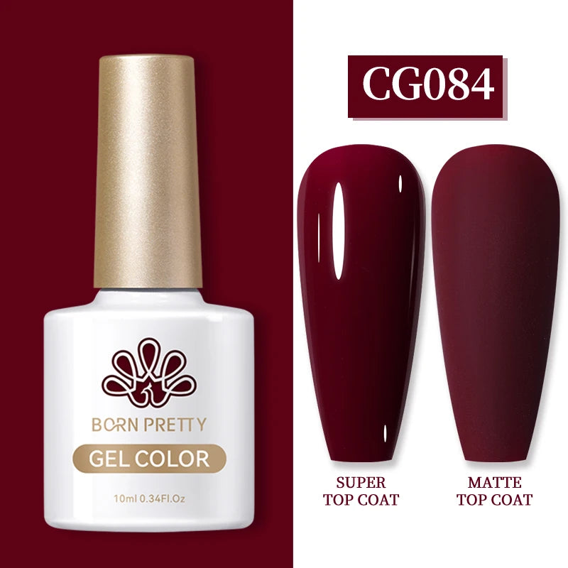 BORN PRETTY 10ml Clear Blooms Gel Polish UV LED Soak Off Nail Art Polish for Spreading Effect Marble Nail Polish Gel Painting