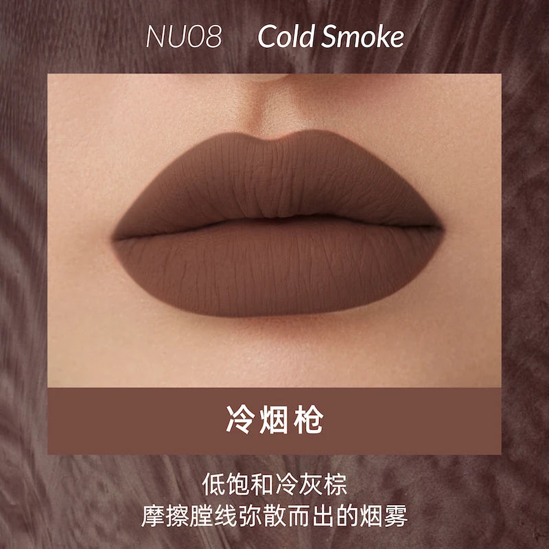 Kaleidos Lipstick Lip Cream Matte Velvet Nude Colours Lip Mud Waterproof Lip Gloss Long Lasting Lip Stain