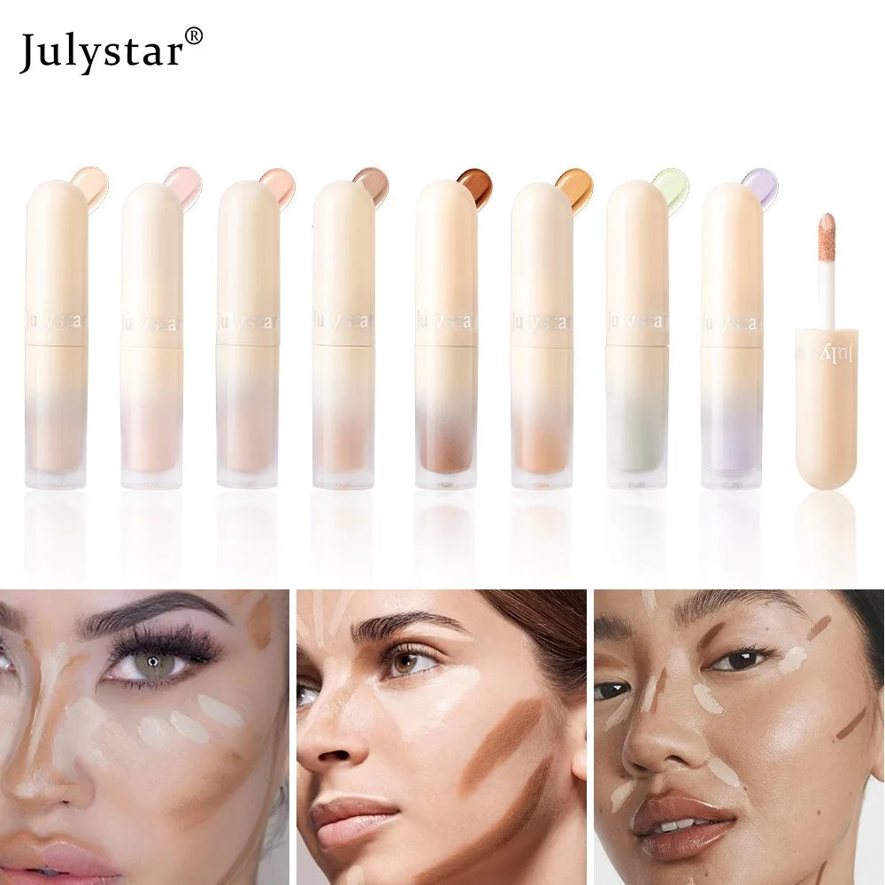 Waterproof Liquid Concealer Oil-control Lasting Cover Dark Circle Tattoo Acne Natural Full Coverage Lightweight Concealer Makeup