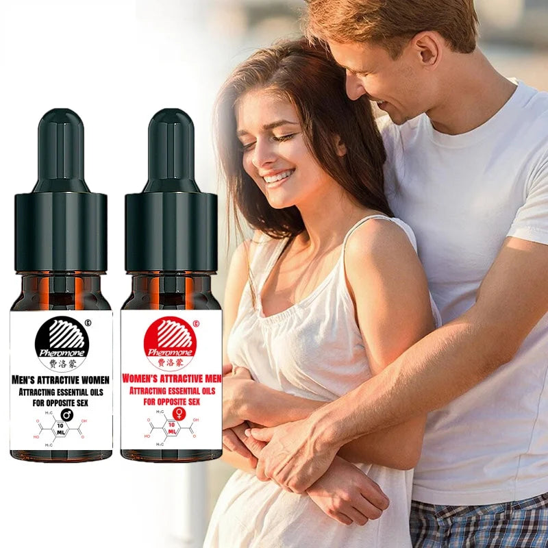 Young Couple Pheromone Essential Oil Love Spell Fragrance Irresistible Attraction Enhance Romance Emotional Connection Perfume