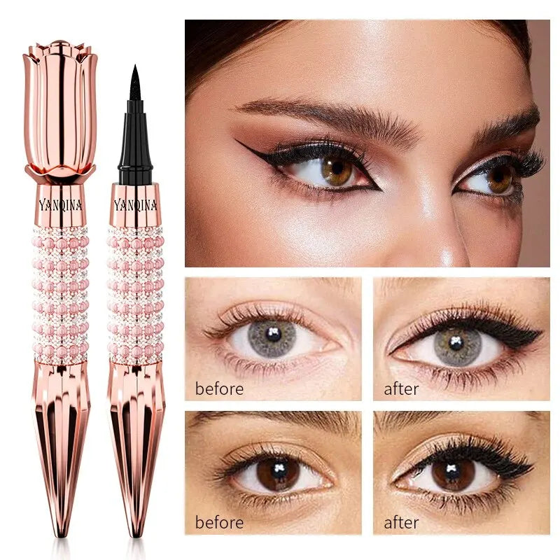 Yanqina Precision Liquid Eyeliner Pen - Waterproof Black