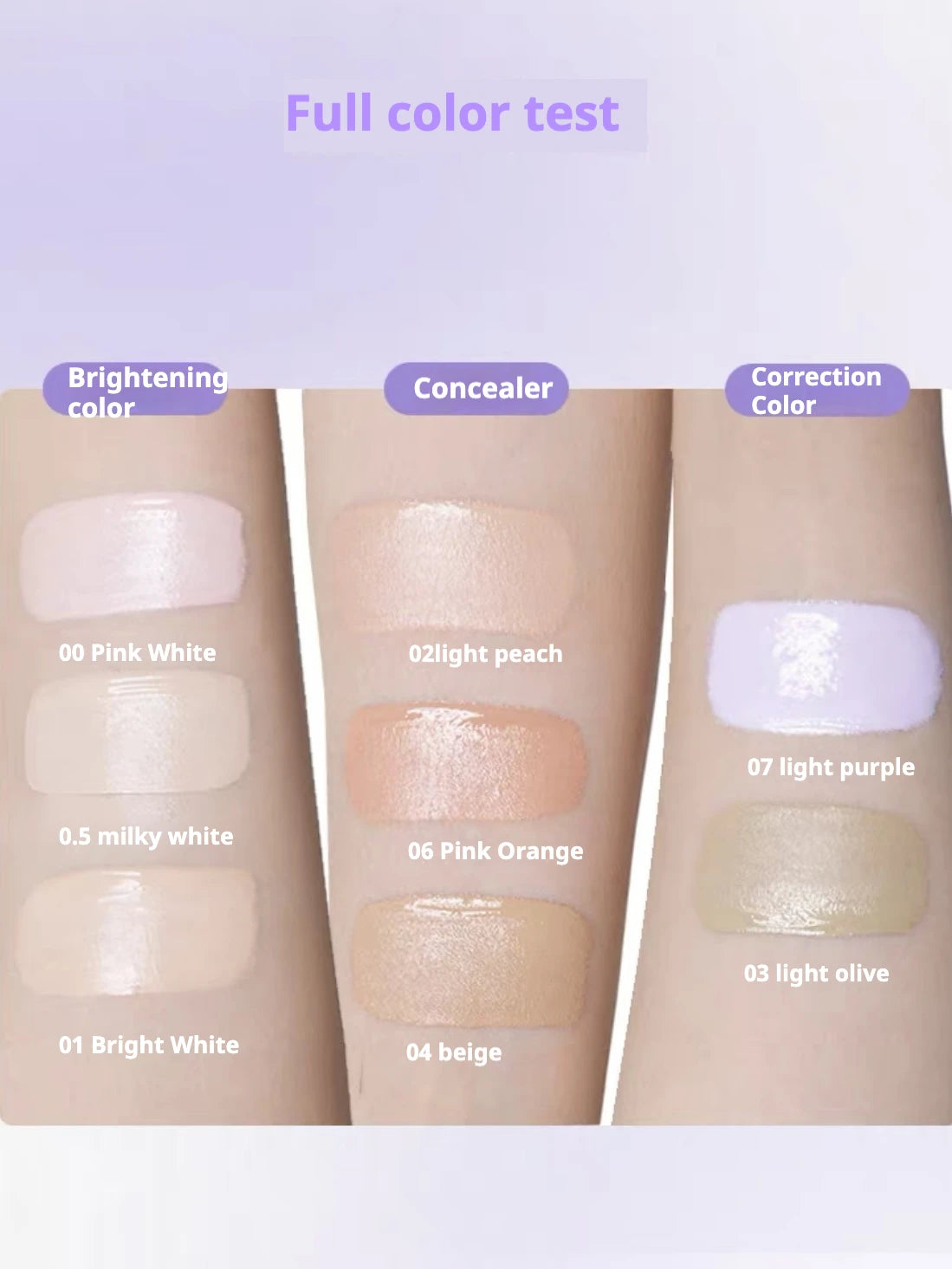 Girlscrush Liquid Concealer Facial Brightening Velvet Sunscreen Mark Expand Moisture Skin Application Holding Makeup