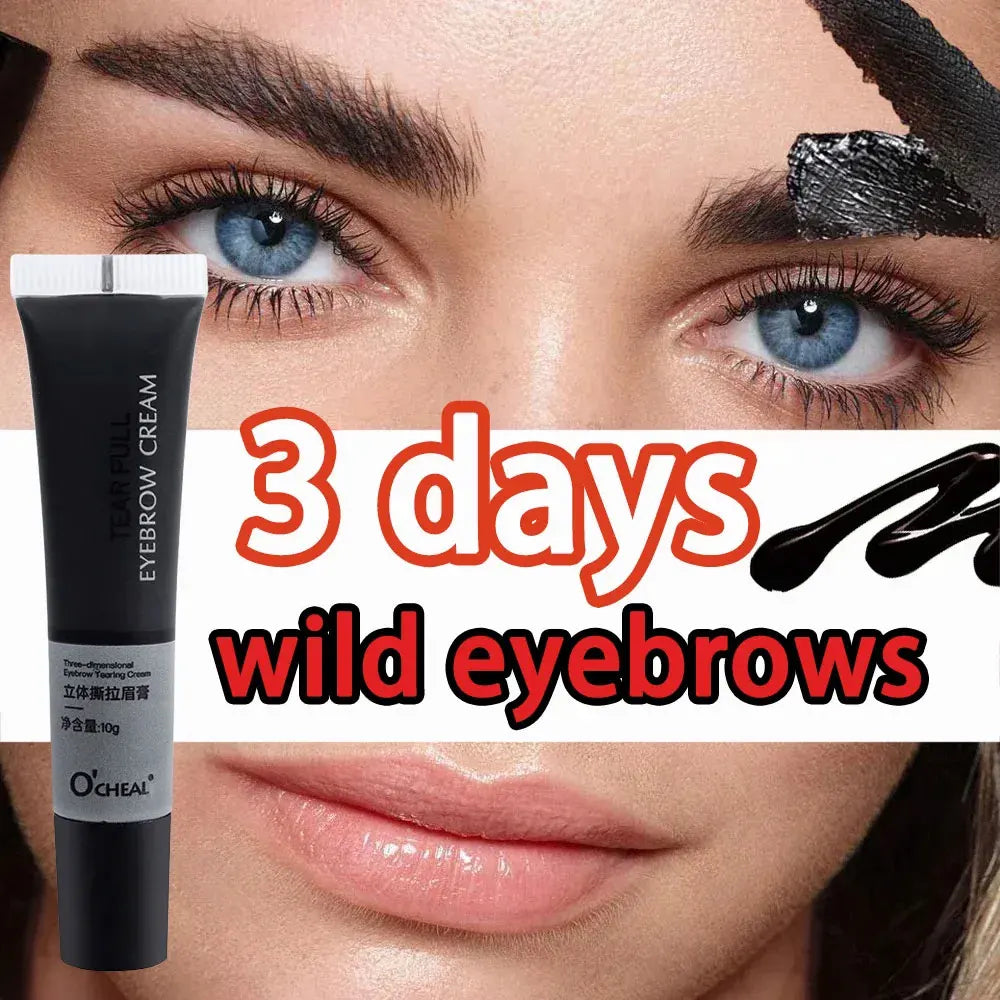 Long-lasting Waterproof Eyebrow Gel Cream - Semi-permanent Tint