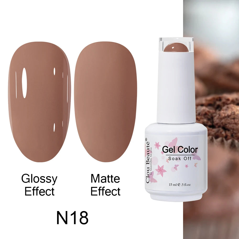 Clou Beaute Royal Blue Color Winter Trendy Semi Permanent Nail Art Manicure Varnishes Gel Nail Polish Hybrid Base Gel Top Coat