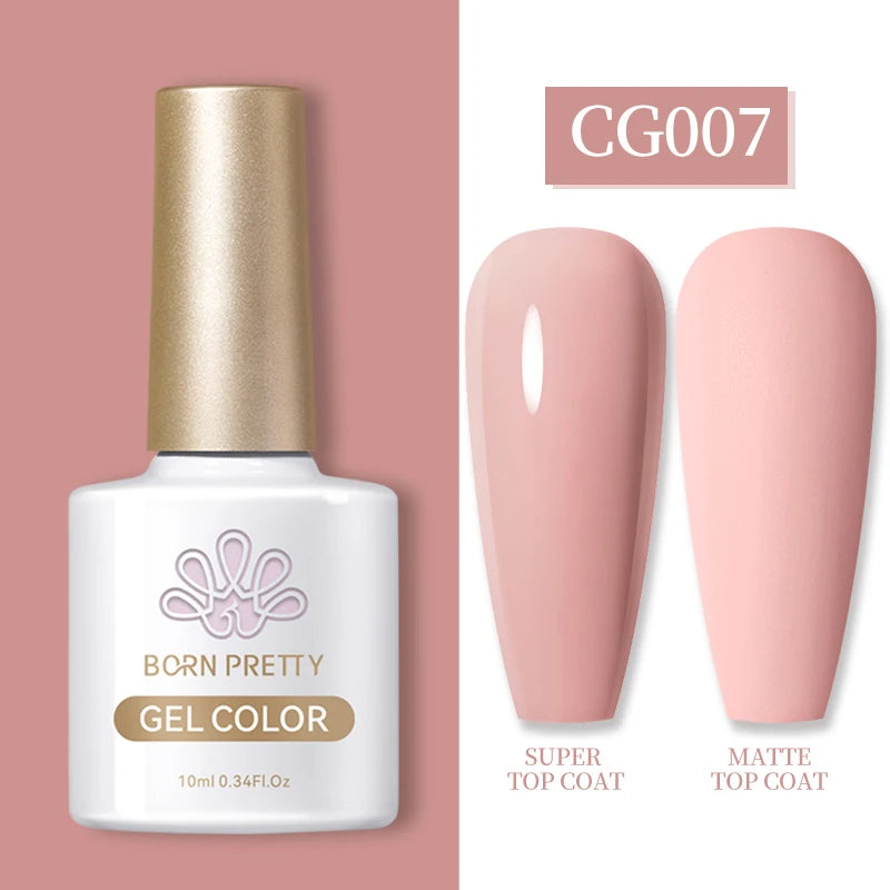 BORN PRETTY 10ml Clear Blooms Gel Polish UV LED Soak Off Nail Art Polish for Spreading Effect Marble Nail Polish Gel Painting