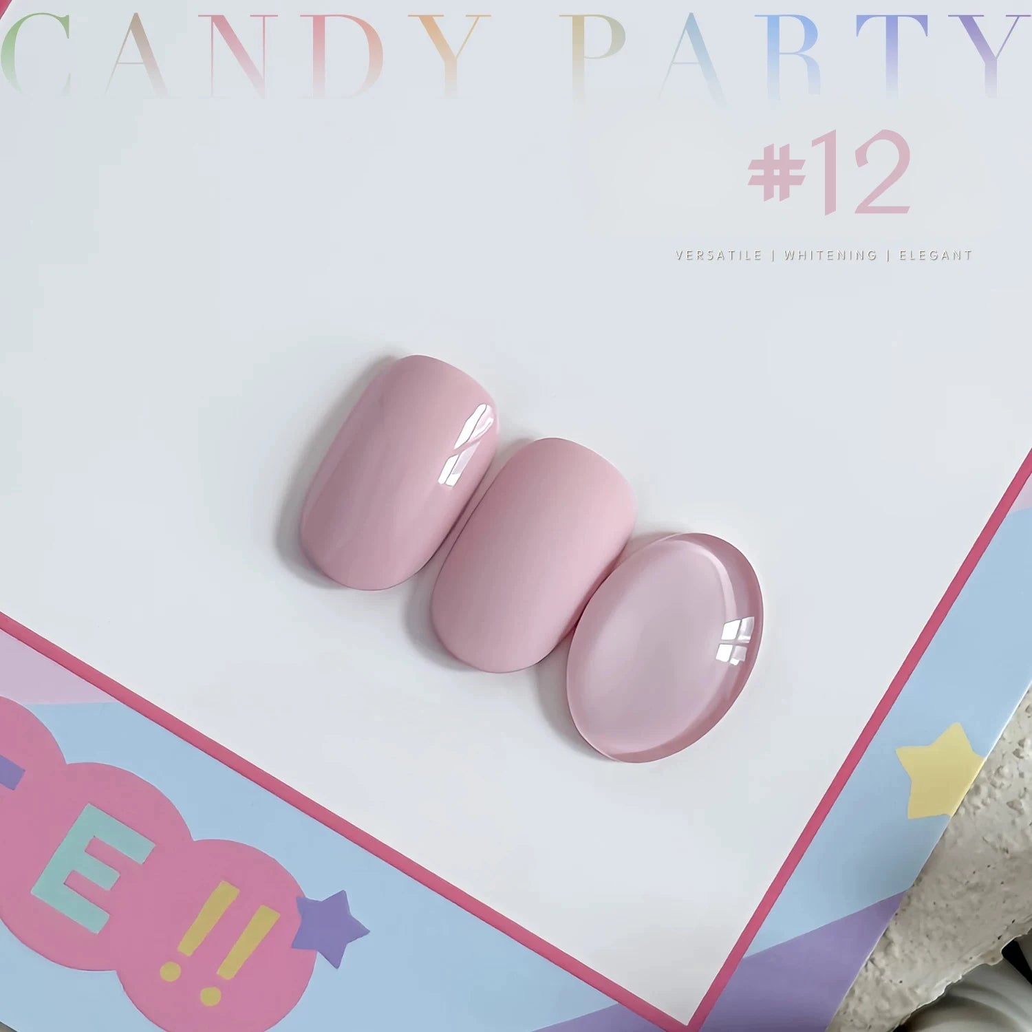 MIANEL 12ML 1-6PCS 2026 New Release Jelly Dopamine Candy Gel Nail Polish - Multi-Color Nude Sheer Finish Bestseller