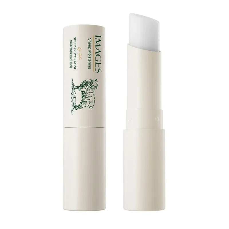 Lanolin Oil Lip Balm Hydration Moisturizing Brightening Lip Color Lip Skin Care Improve Dryness Anti-Cracking Lip Balm