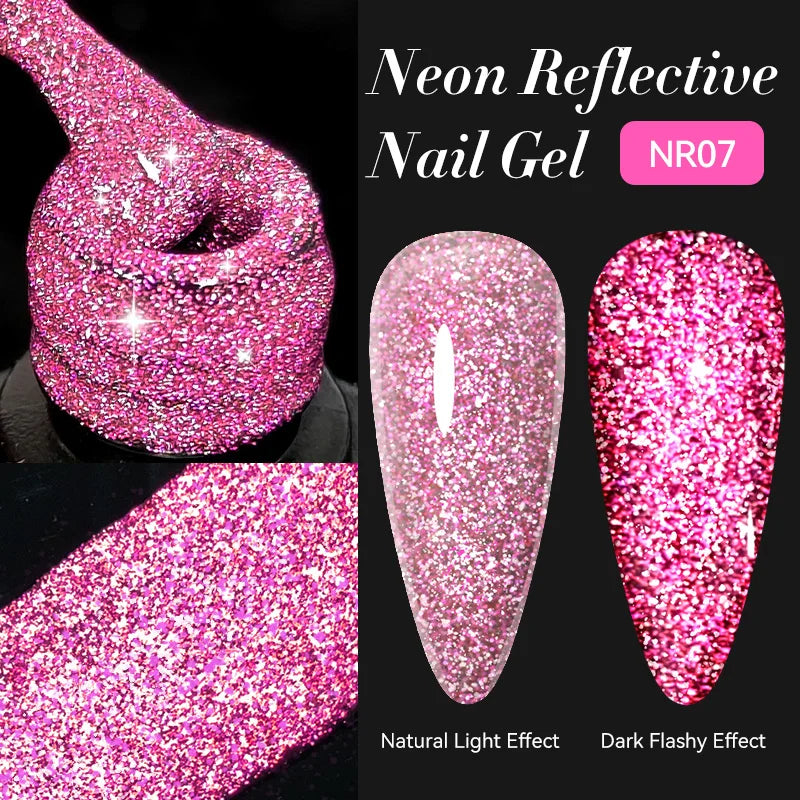 LILYCUTE 5ml Super Bright Metallic Painting Liner Gel Nail Polish UV LED Painting Gel Nail Art Drawing Stripe Pull Line UV Gel