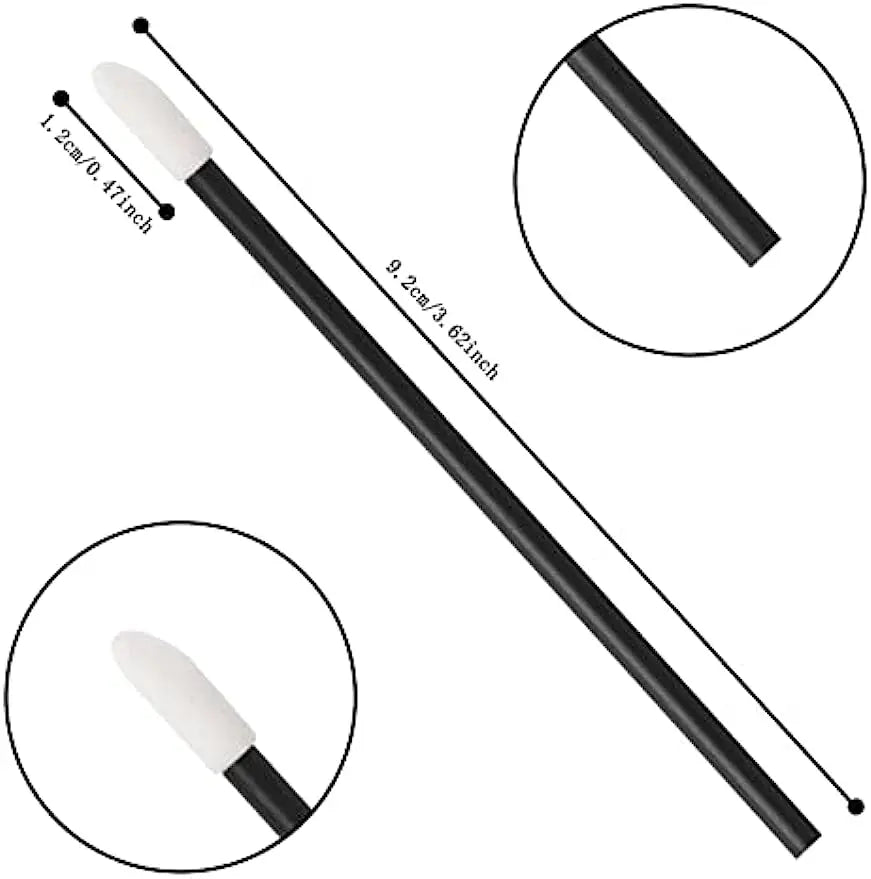 500PCS Lip Wands Applicators Disposable Lip Brush, Lipstick Brush Lip Gloss Applicator Wands Wholesale of Makeup Tools