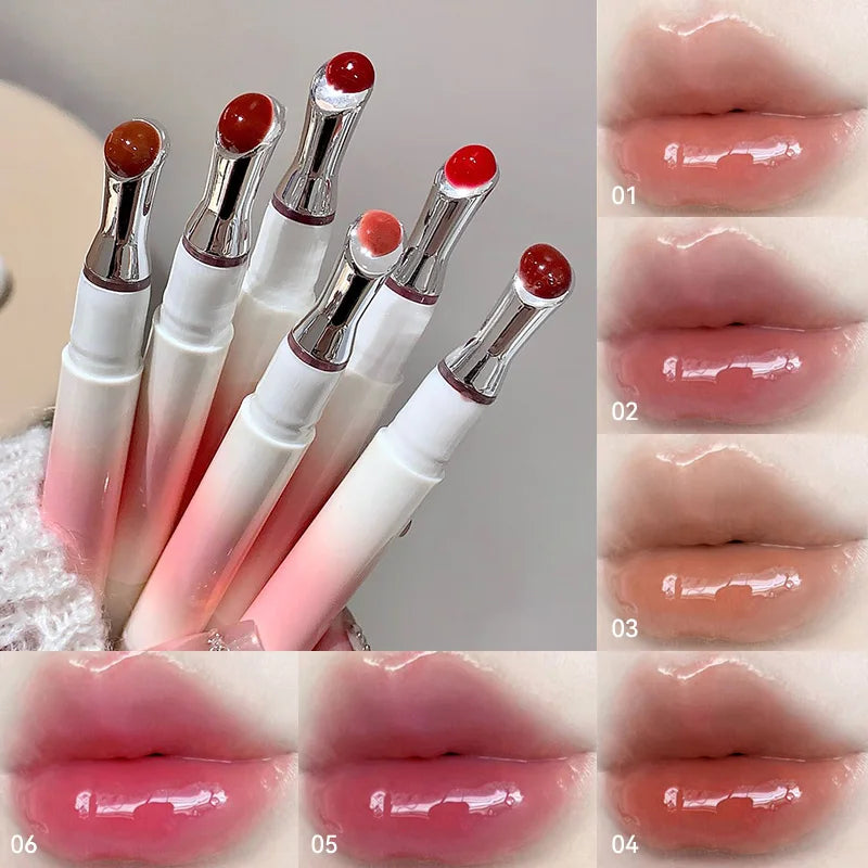 Kakashow Mirror Watery Lip Gloss - Moisturizing Jelly Lip Tint