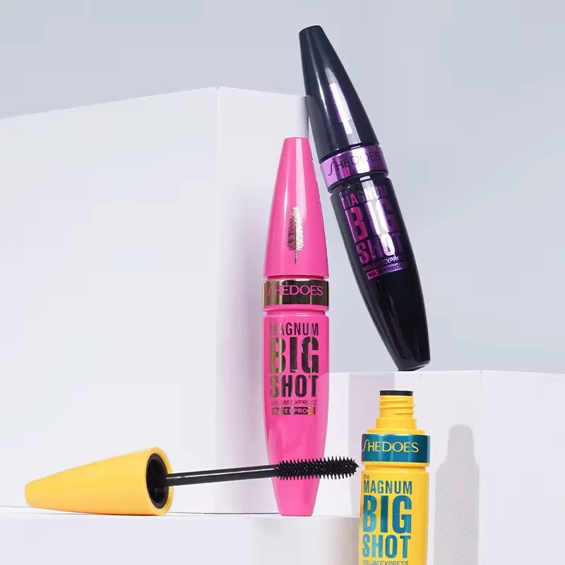 Black Waterproof Lengthening Mascara - Thick Long Lasting Black