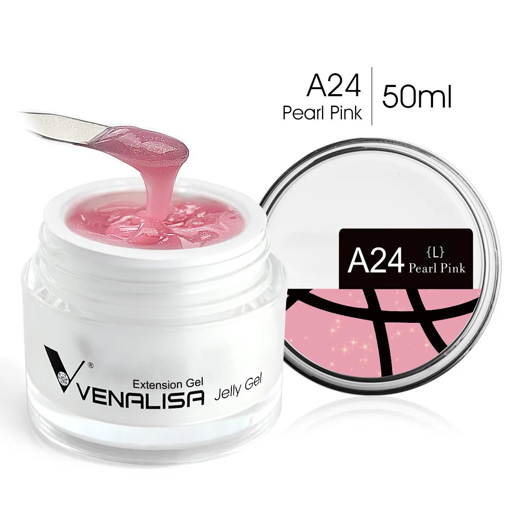 50ml VENALISA Builder UV Contruction Gel Jelly Gel Nude Skin Collection Nail Form Keep Nail C Arc Soak Off UV LED Camouflage Gel