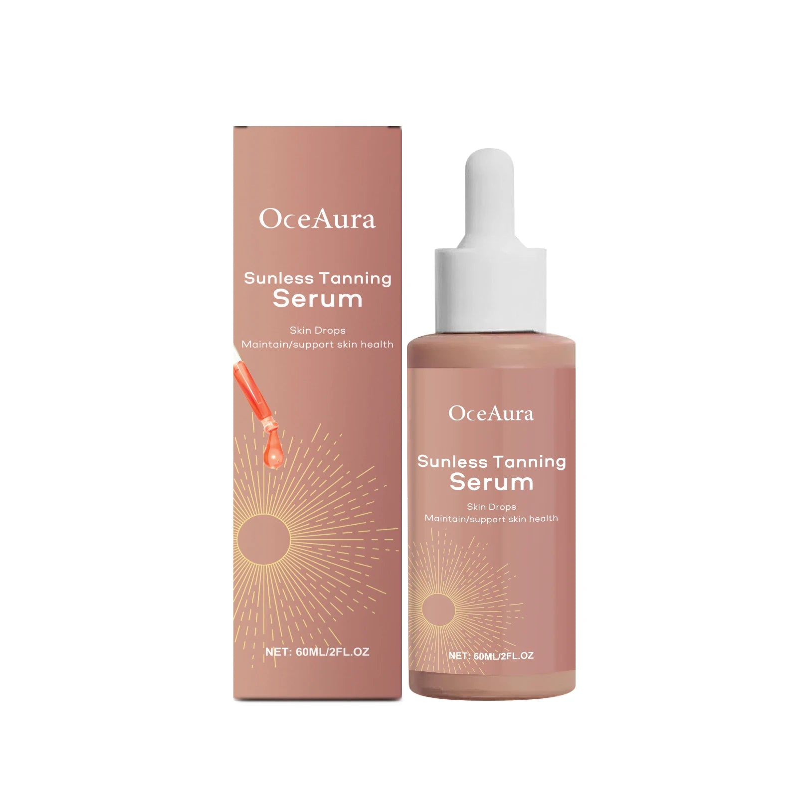 Body Facial Self Tanning Drops Natural Bronzer Liquid Prevent Sunburn Sunless Tanning Products