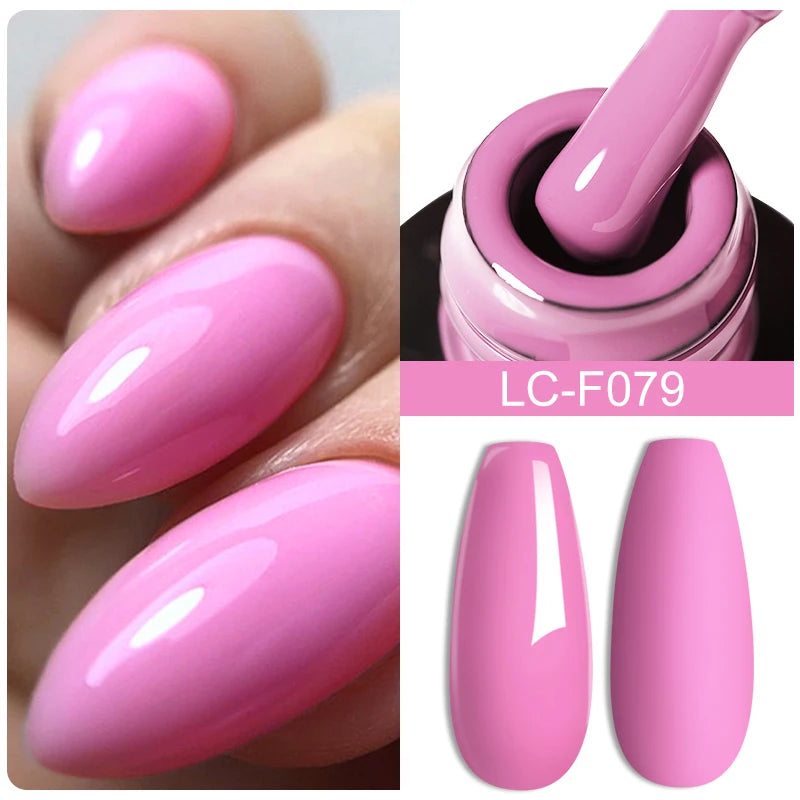LILYCUTE 15ML Quick Extension Gel Nail Polish Milky White Clear Pink Color French Manicure Finger Prolong Nail Hard Gel Varnish