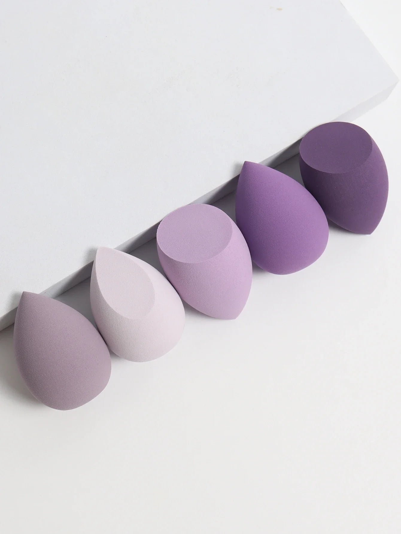 5-Pack Dual-Use Makeup Sponge Set - Velvet for Liquid/Cream/Powder | Vegan Eco-Friendly Travel Essentials