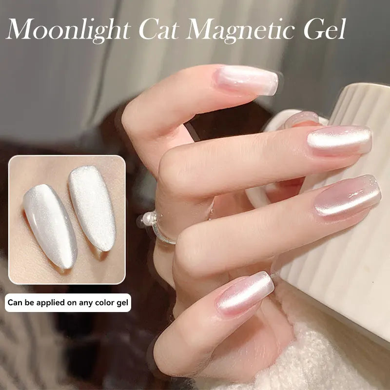 LILYCUTE 7ml Fruit Grape Purple Cat Magnetic Gel Nail Polish Vernis Semi Permanent Soak Off Colorful Gel Polish Nails Supplies