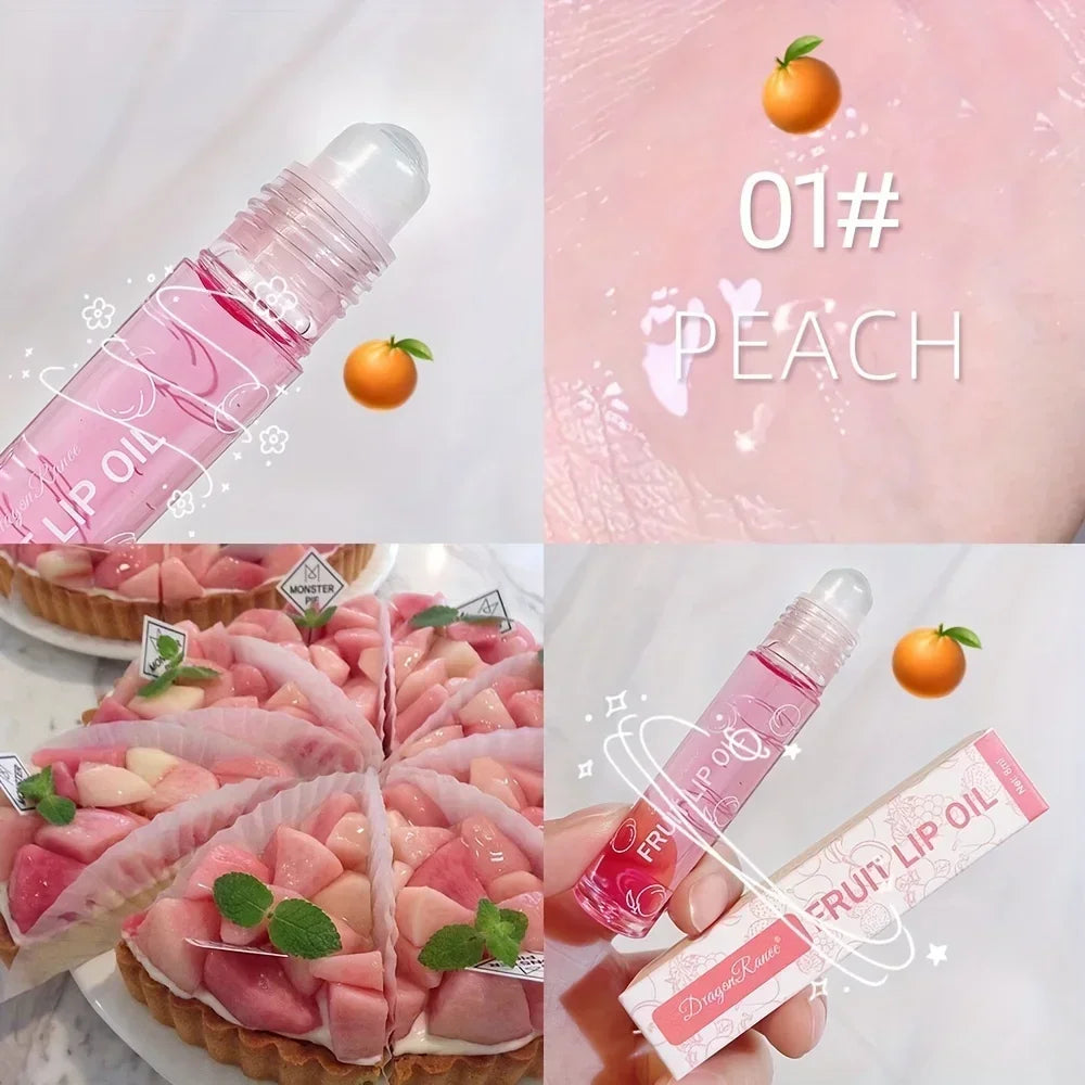 Fresh Fruit Roll-on Lip Oil - Grape Moisturizing Gloss