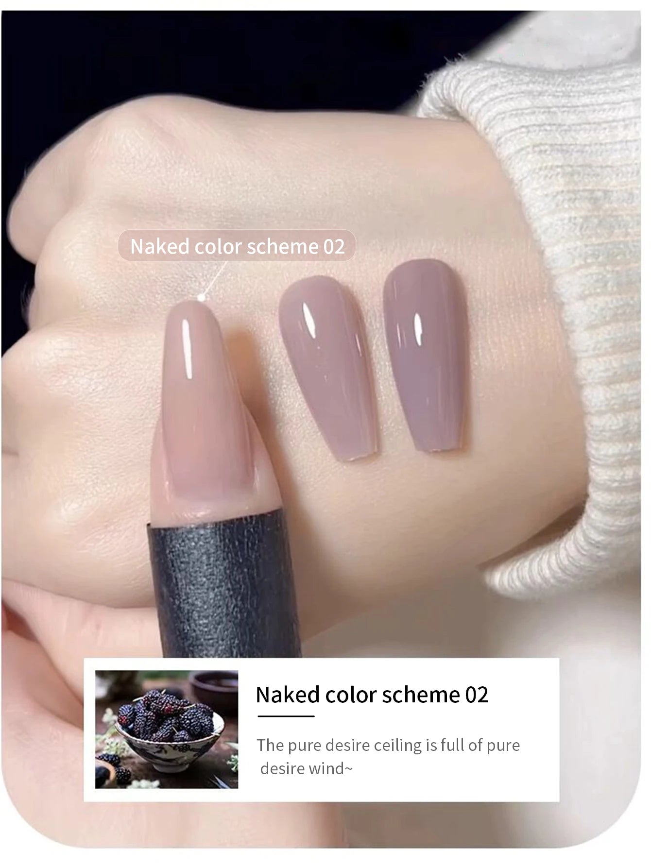 MIANEL  12ML Japanese Style Fairy Gel Nail Polish White Pink Nude Color Ice Clear Nail Polish Pink Nails Summer Nails 1-24pcs