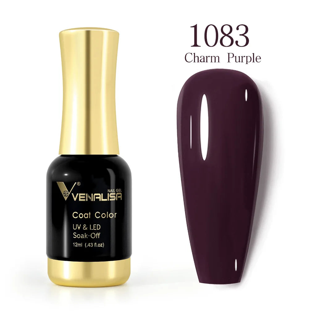 Venalisa 12ml Platinum Gel Nail Polish Super Shiny Effect Nail Gel Perfect Soak off UV&LED Nail Color Foil Chrome Gel Polish