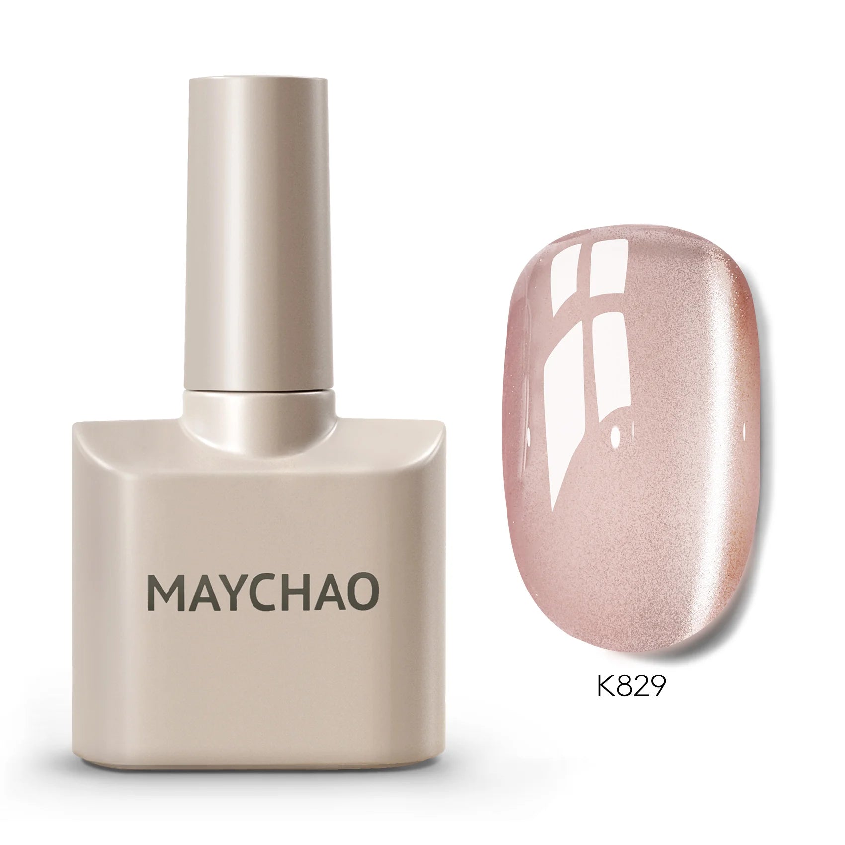 MAYCHAORomantic Galaxy Cat Eye Gel Nail Polish With Magnet Soak off UV Holographic Magnetic Rainbow Gel Polish for Nail Manicure