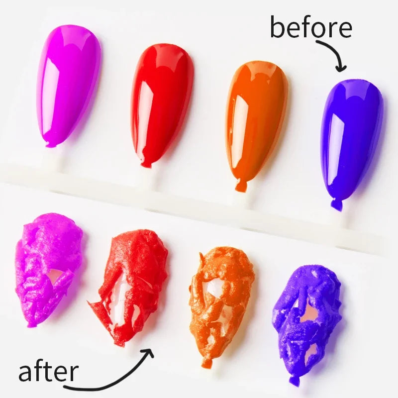 AWStorG 15ML Magic Remover  Fast Nail Gel Polish Clean UV Soak Off Semi Permanent Varnish Nail Art Removal Tools Manicur