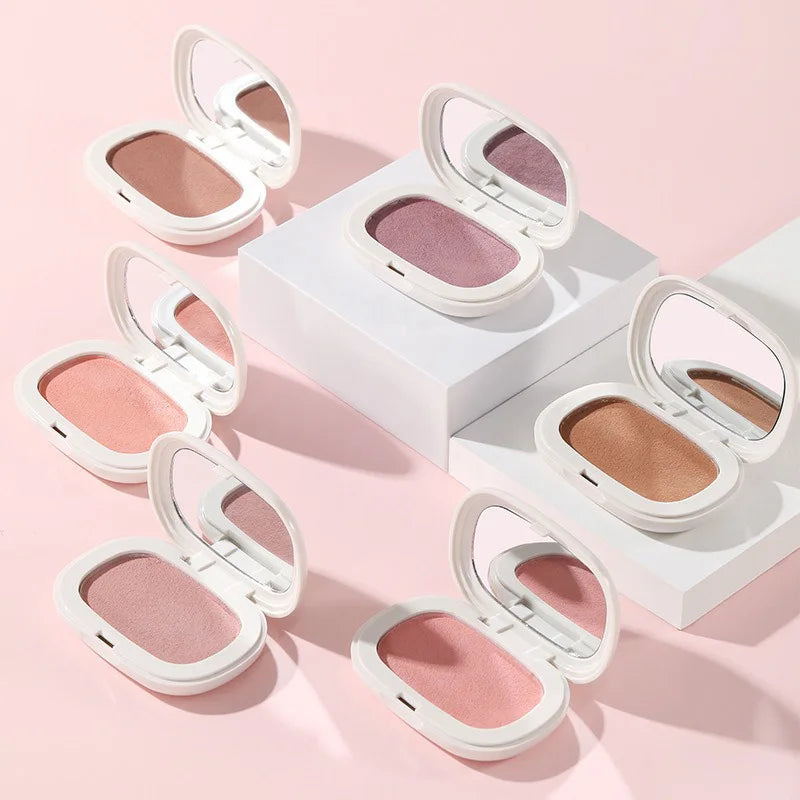 Phantom Bear Single-Color Blush Cream — Mochi Texture, Powder-Free Formula, Low-Saturation, Long-Lasting Natural Matte Finish