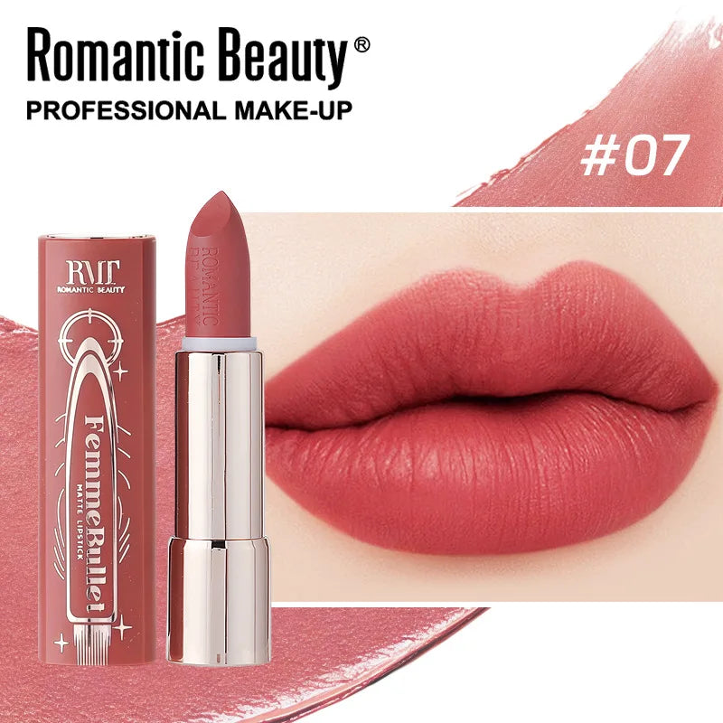 6 Colors Matte Liquid Lipstick - Transfer-Resistant Matte Lipstick, Highly Pigmented Formula, Smudge-Proof & Lasting Wear