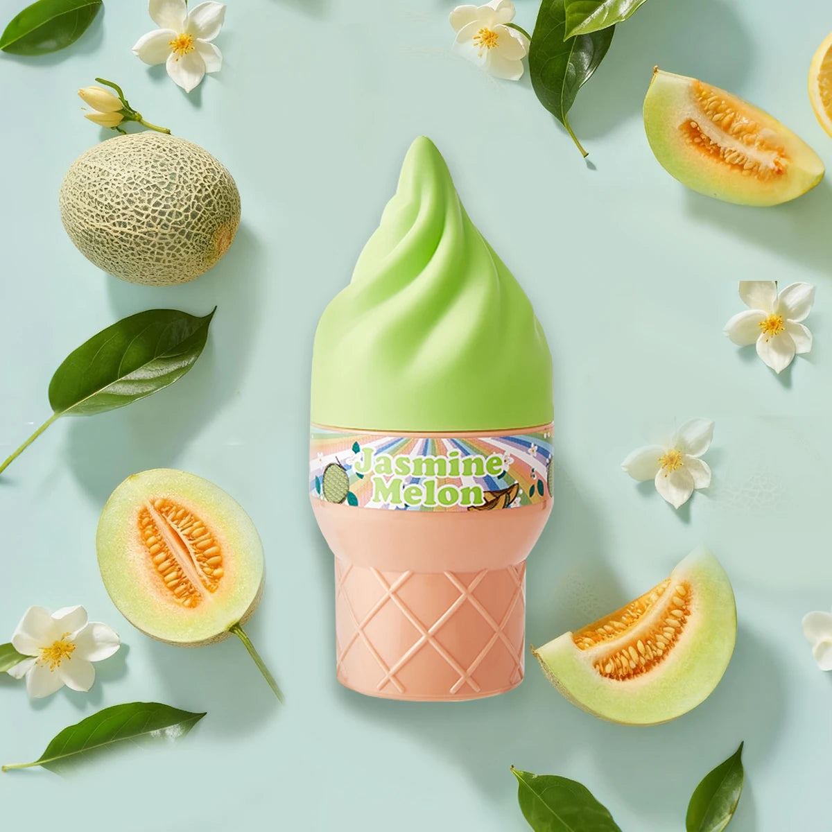 Cute Ice Cream Shaped Perfume For Women, Sweet Fruity Floral Vanilla Fragrance, Long Lasting Eau De Toilette, Unique Gift 50ml