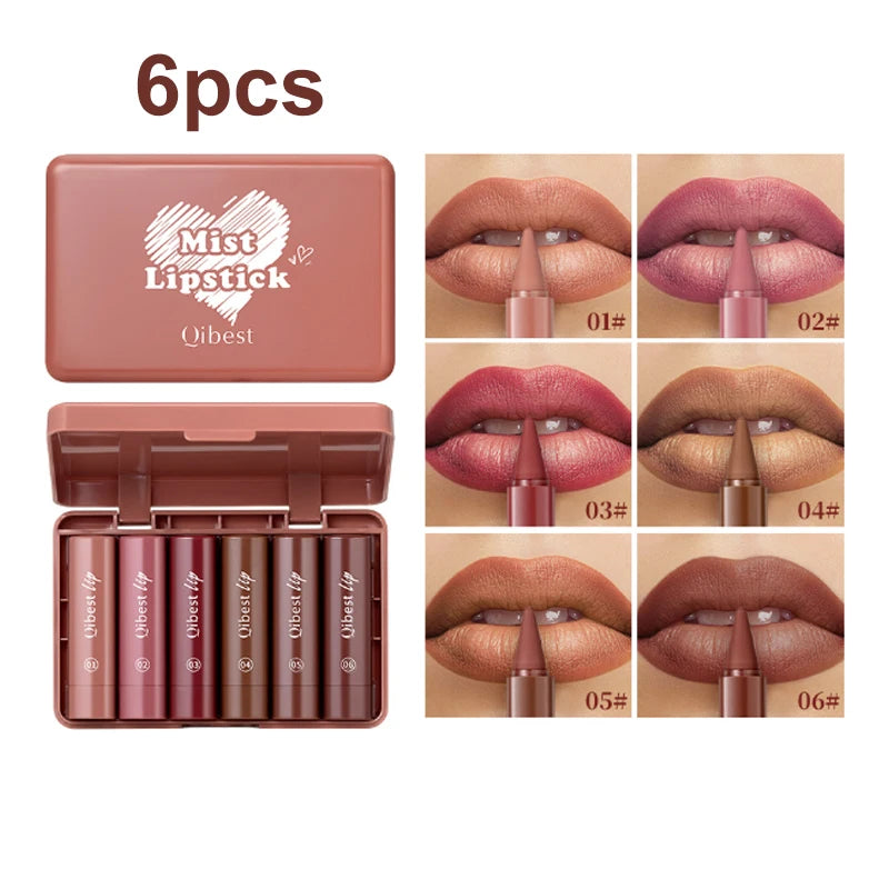 Tapered Lip Liner Pencil Set Matte Red Brown Velvet Lipstick Lasting Waterproof Non Sticky Contouring Tint Lipliner Lip Makeup