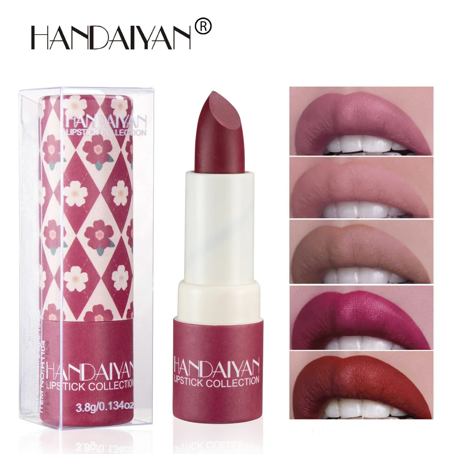 Lipstick Velvet Matte New Nude Moisturizing Tint Lip Balm Cream Pigment 8-color Luxury Lip Makeup Waterproof Cosmetic