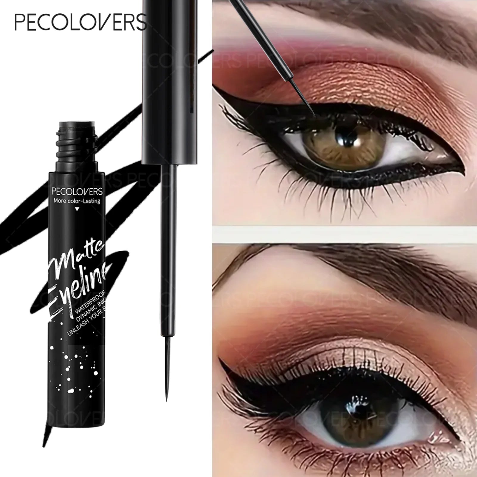 1PC Matte Color Eyeliner Pen Liquid, Durable, Easy to Color, Fast Drying, Smooth, Not Easy to Take Off Makeup