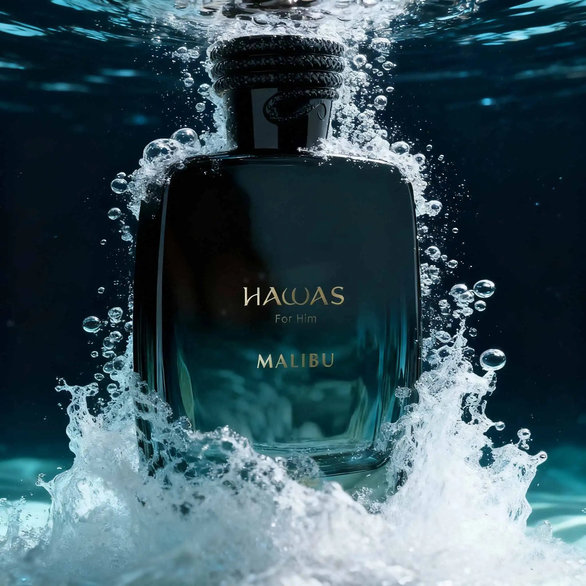 HAWAS MALIBU men's perfume, citrus flavor, 3.4FL-OZ capacity, specially designed for fashionable men to show personality