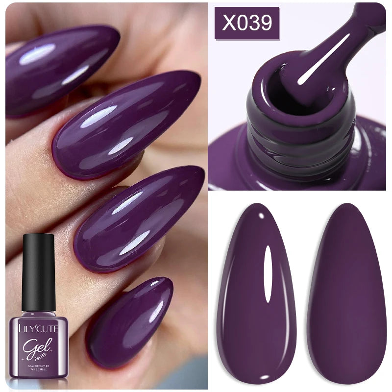 LILYCUTE 5ml Super Bright Metallic Painting Liner Gel Nail Polish UV LED Painting Gel Nail Art Drawing Stripe Pull Line UV Gel