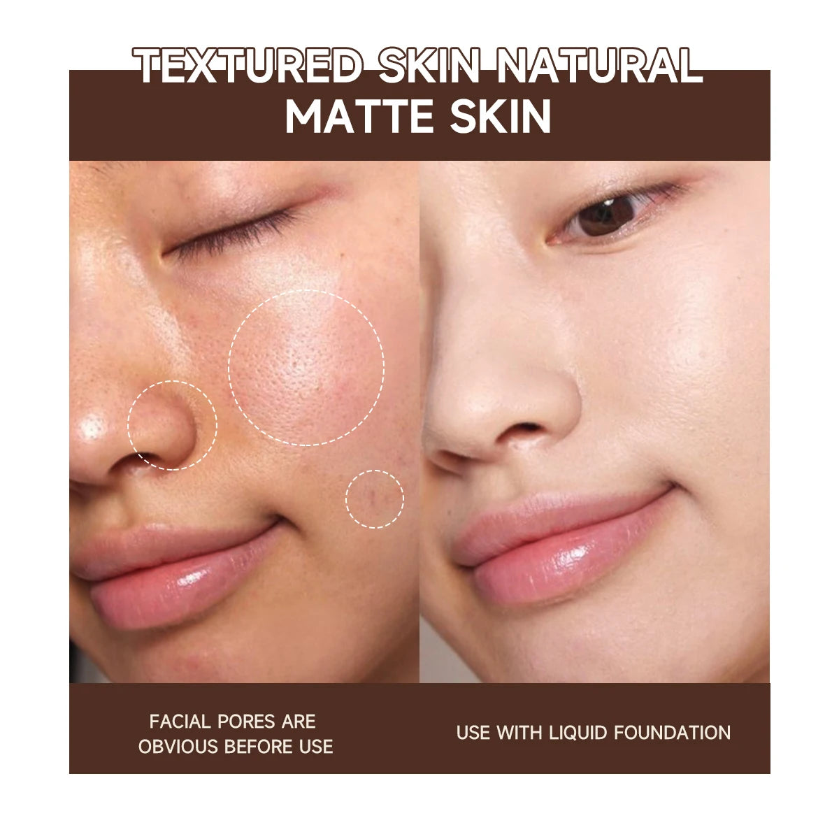 Moisturizing Pore-covering Primer Stick, Long-lasting Concealer, Invisible Pore Concealer Stick, Natural Makeup Base Concealer