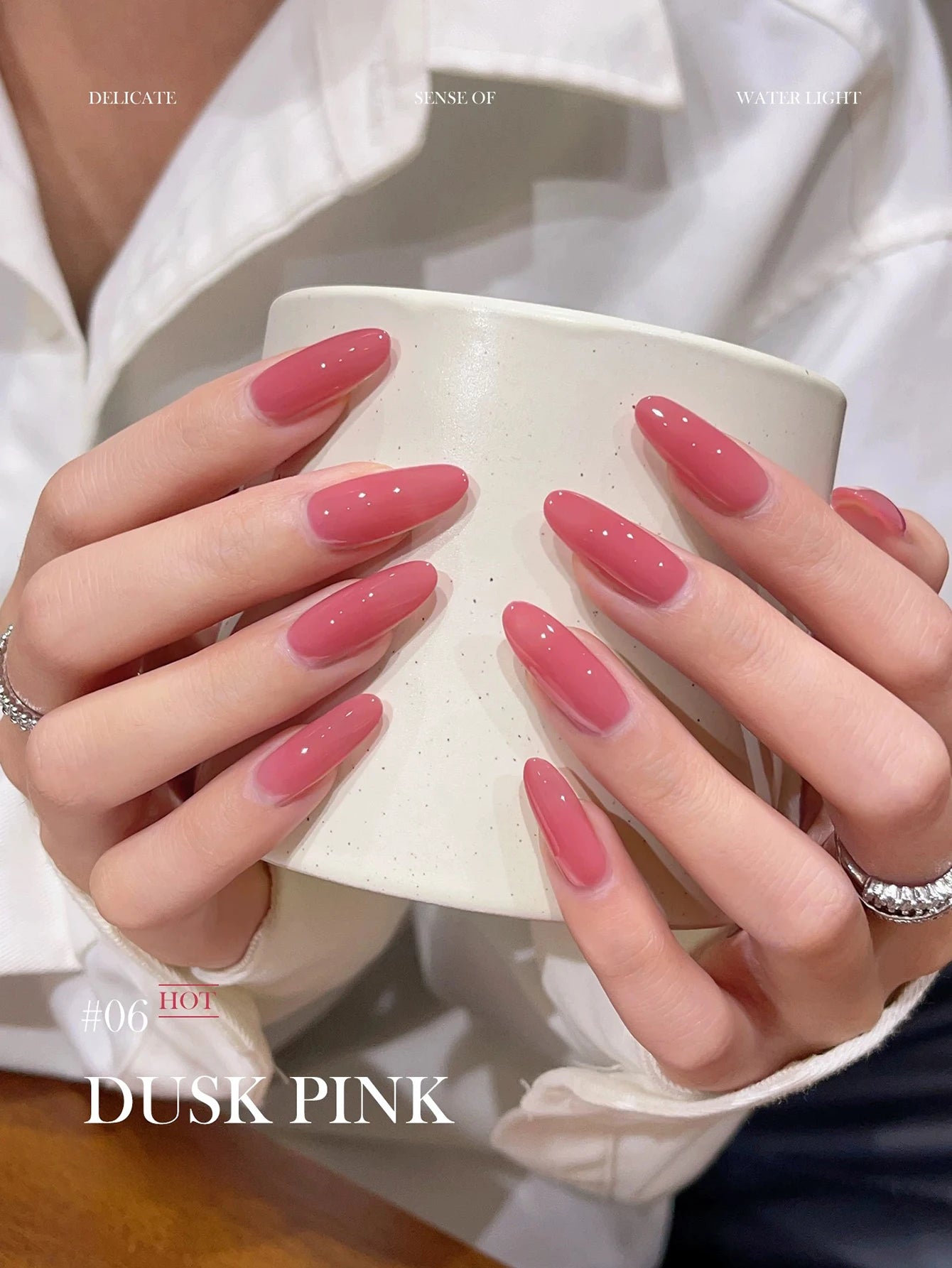 1-30pcs PSK Nude Pink Color Nail Art Ice Transparent Bare Color Nail Enamel 2026 New Net Red Popular White Gel Nail Polish