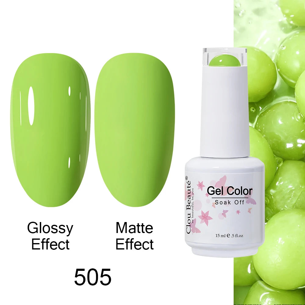 Clou Beaute Royal Blue Color Winter Trendy Semi Permanent Nail Art Manicure Varnishes Gel Nail Polish Hybrid Base Gel Top Coat