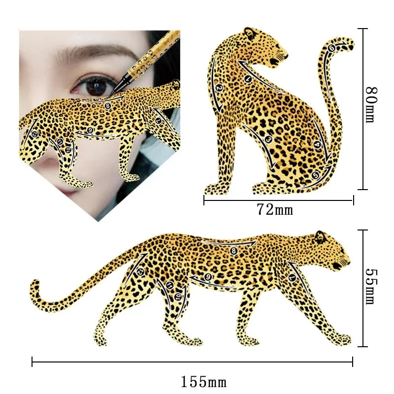 Cat Line Eyeliners Stencils Model Easy To Make Up Stencils Whale Eye Template Shapers Eyeliner Card Women Eye Makeup Beauty Tool