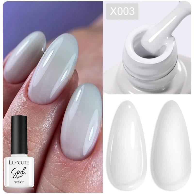 LILYCUTE 7ml Fruit Grape Purple Cat Magnetic Gel Nail Polish Vernis Semi Permanent Soak Off Colorful Gel Polish Nails Supplies